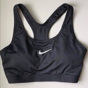 Nike Dri-Fit Padded Sports Bra, Black, Size Medium
